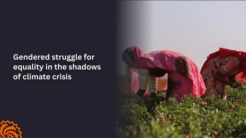 Gendered Struggle for Equality in the Shadows of the Climate Crisis