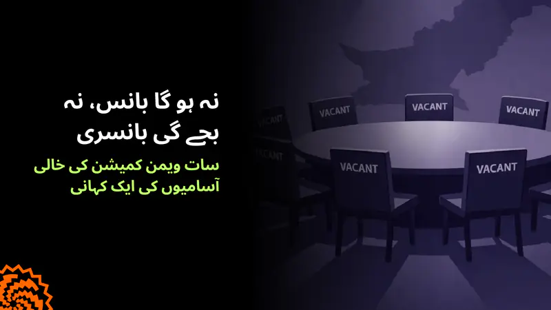 سات ویمن کمیشن، خالی آسامیاں اور خواتین کے حقوق کا بحران